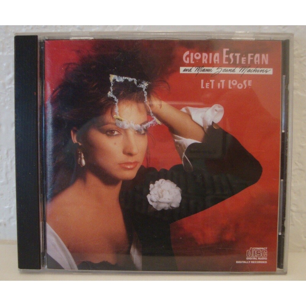 VTG Gloria Estefan 80s CD Music Let It Loose Cover Art Case Epic Records 1987